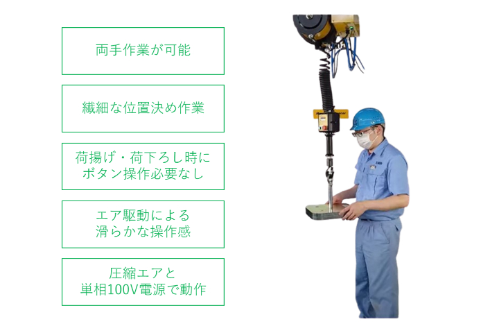 電空バランサー特長