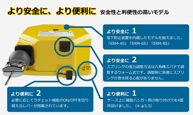 リトラクター ERMシリーズ | 遠藤工業株式会社