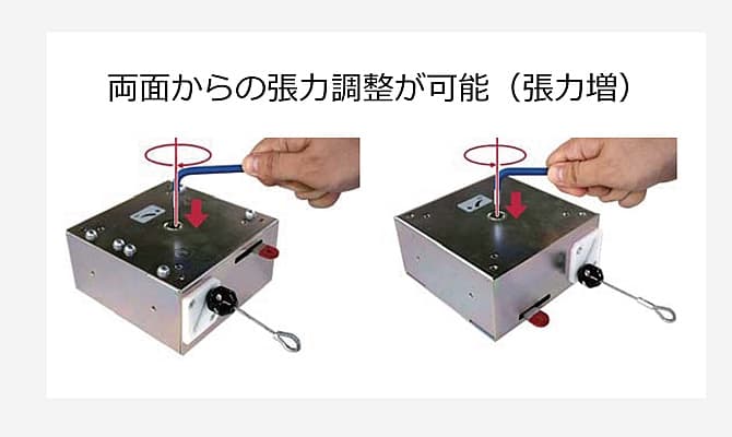 張力調整(両面)